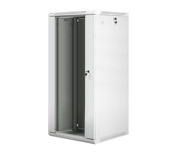 LANBERG Szafa instalacyjna wisząca 19'' 27U 600X600mm szara (drzwi szklane) WF01-6627-10S - 455406 - zdjęcie